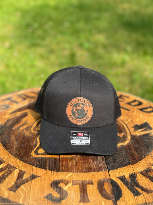 Trucker Hat - Brown on Black