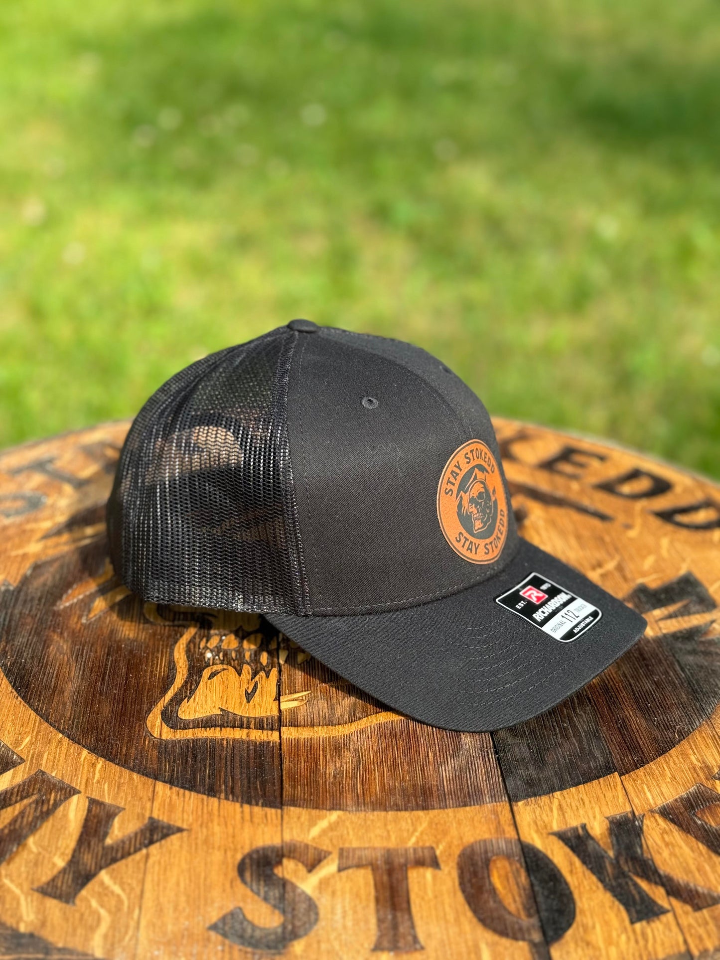 Trucker Hat - Brown on Black