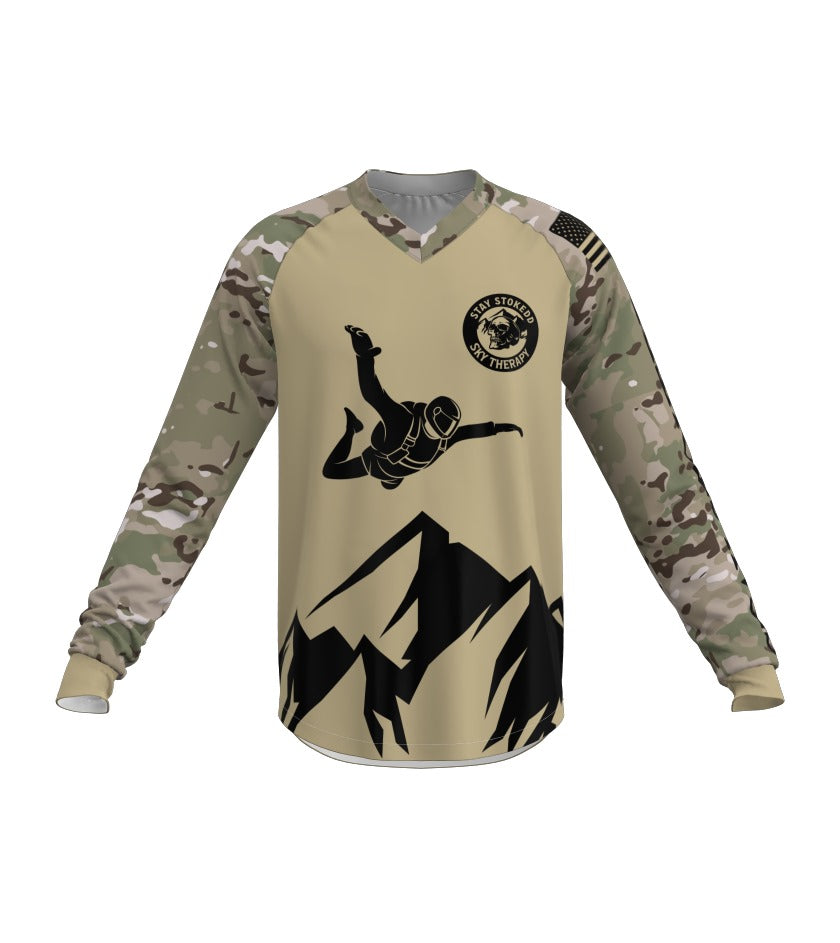 Altitude Skywear Camo "Sky Therapy" Skydive Jersey - Long Sleeve