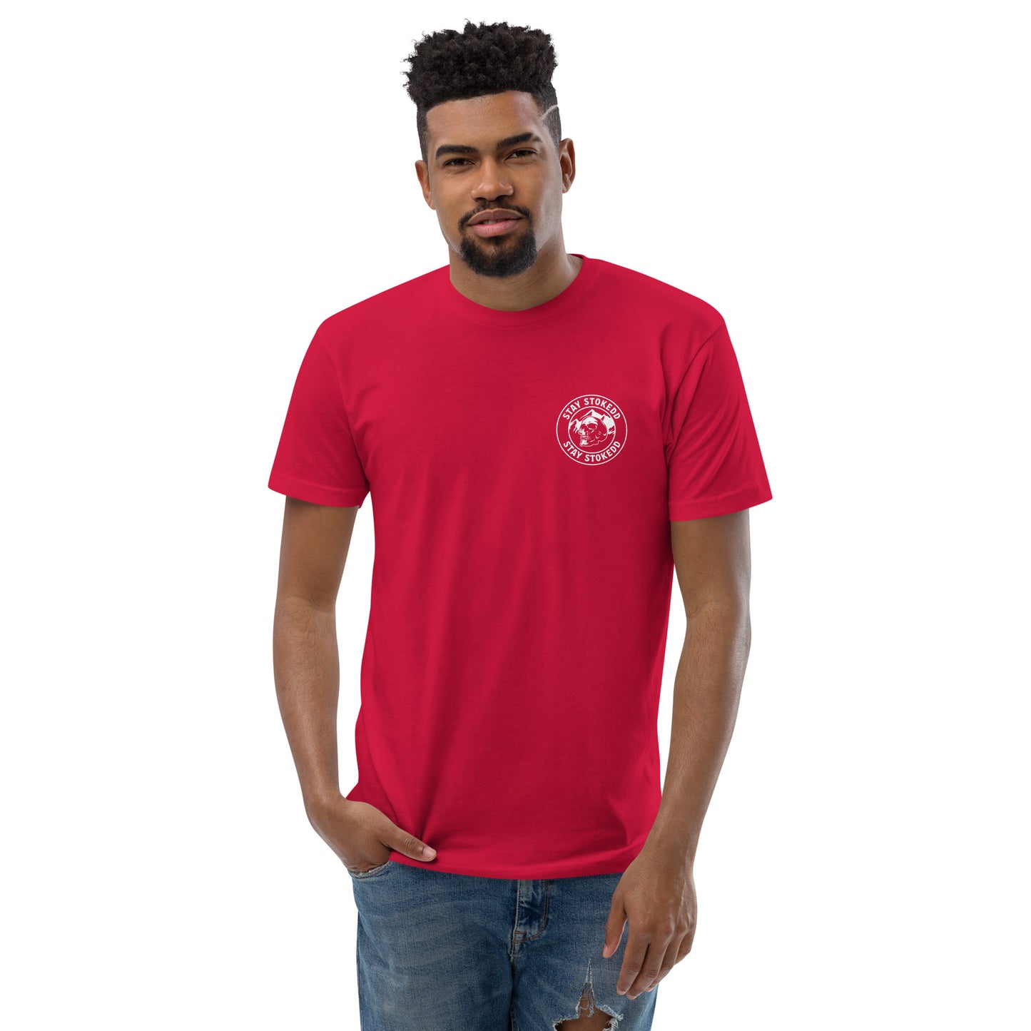 Classic Next Level Fitted Tee - Front Logo ONLY