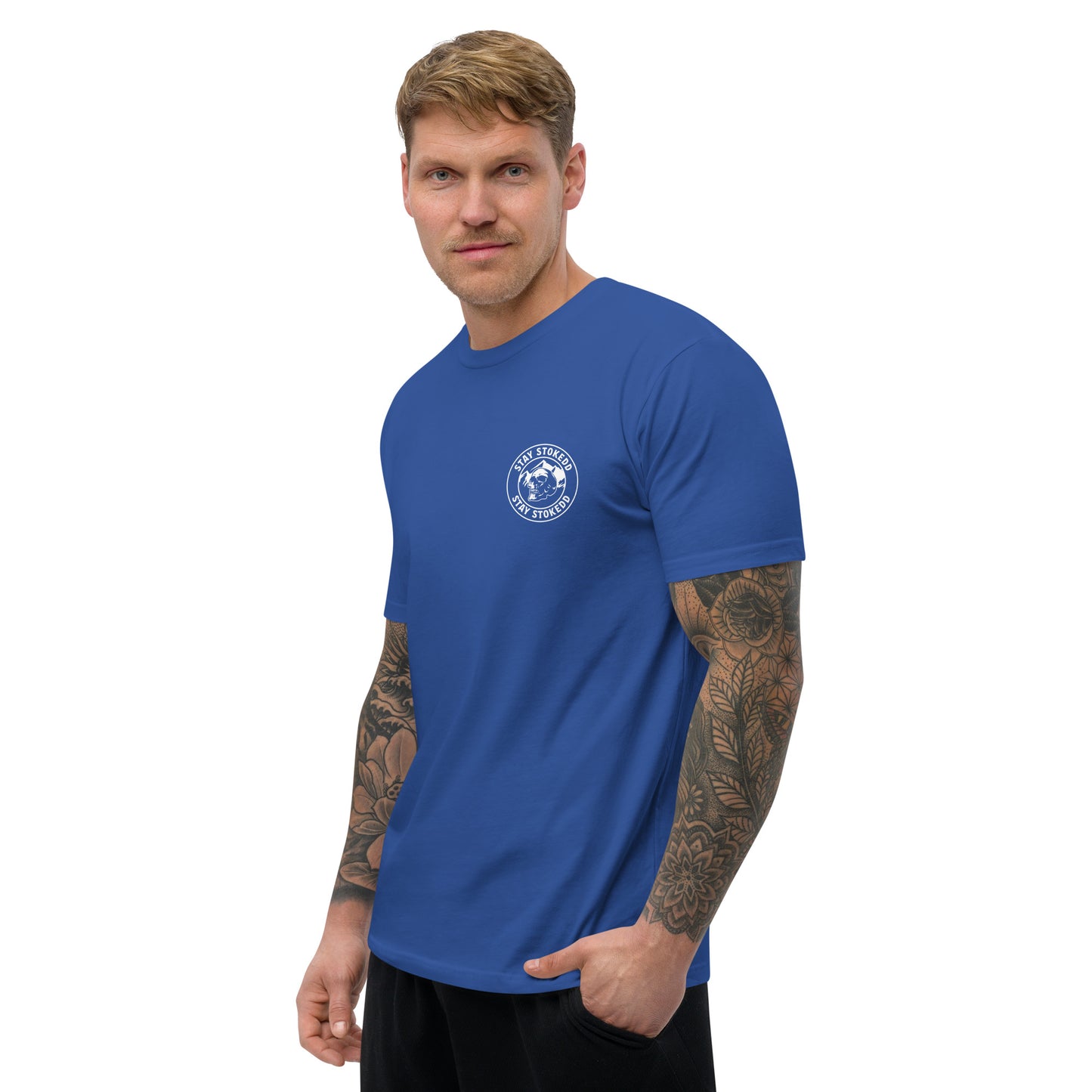 Classic Next Level Fitted Tee - Front Logo ONLY