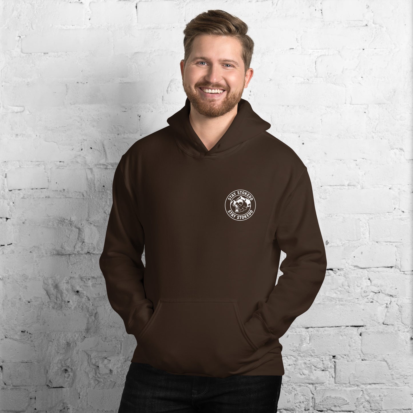 Classic Casual Hoodie - Front Logo ONLY