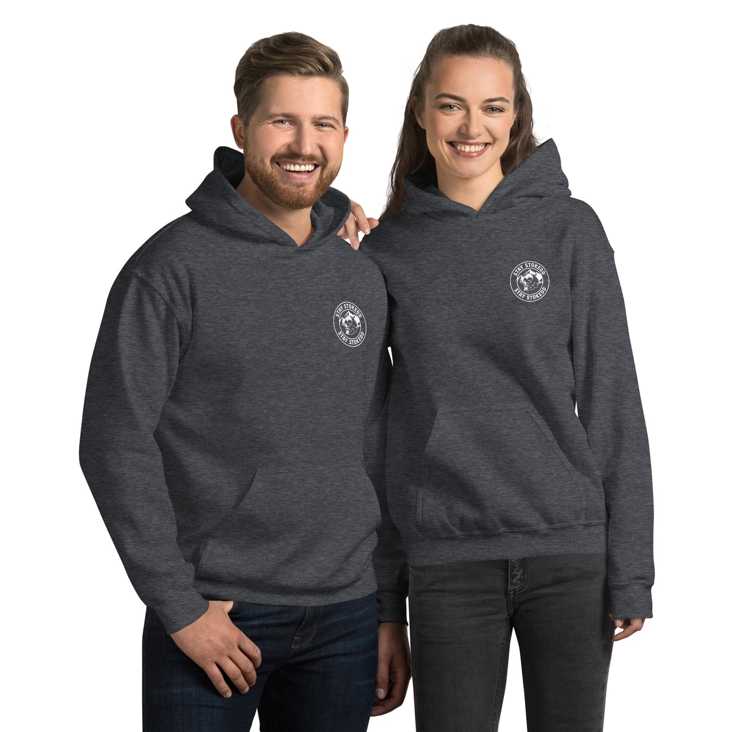 Classic Casual Hoodie - Front Logo ONLY