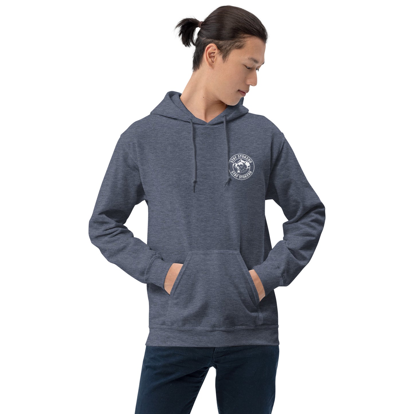 Classic Casual Hoodie - Front Logo ONLY