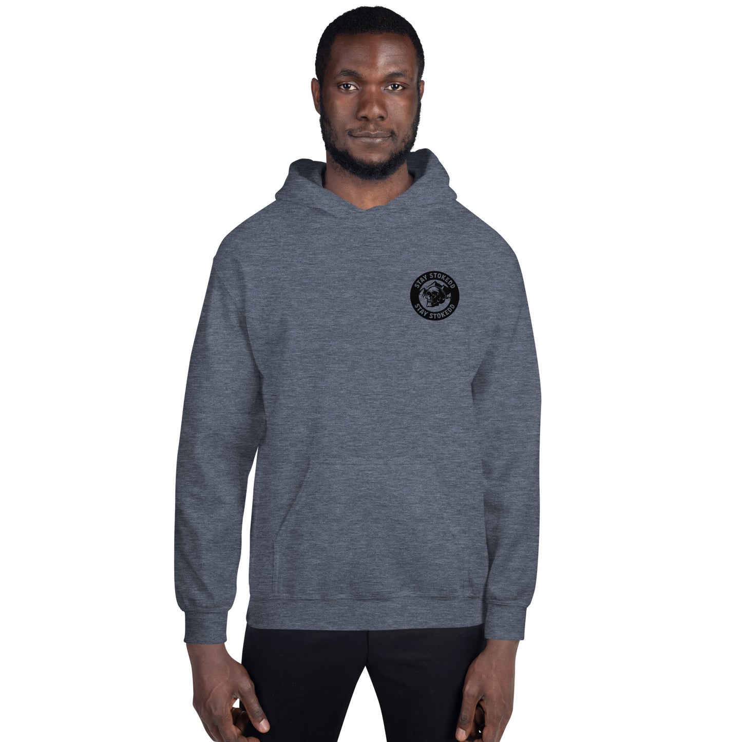 Classic Casual Hoodie - Black Logo