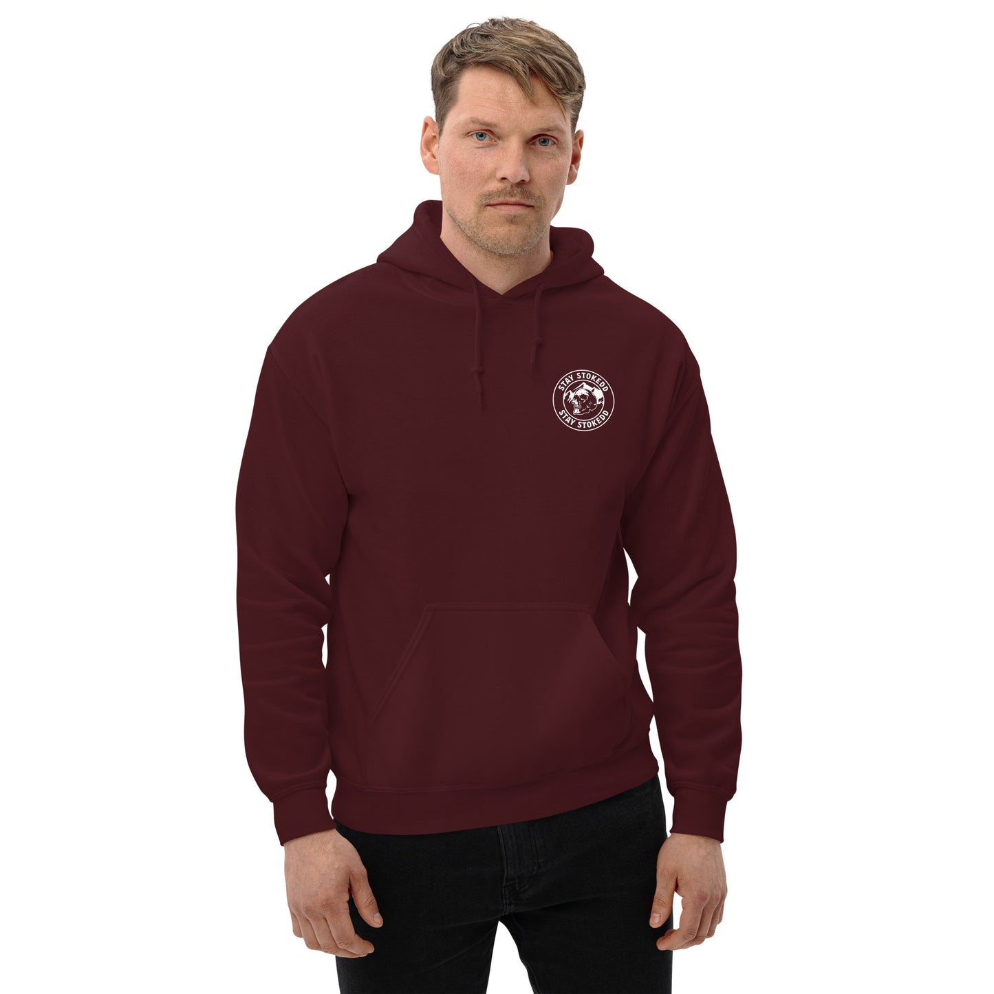 Classic Casual Hoodie - Front Logo ONLY