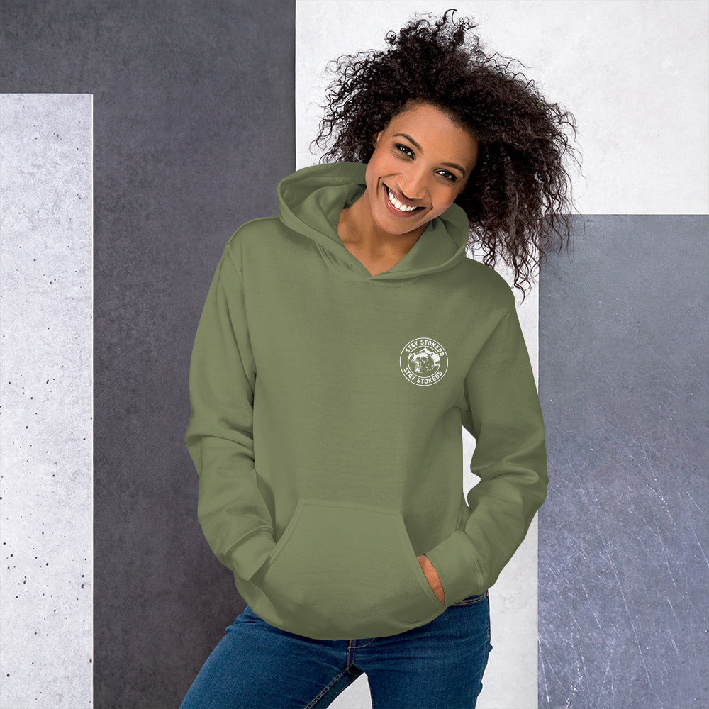 Classic Casual Hoodie - Front Logo ONLY