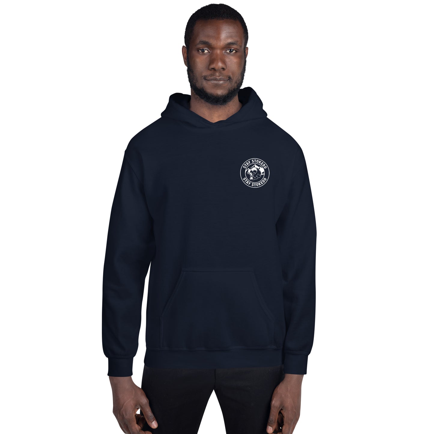 Classic Casual Hoodie - Front Logo ONLY