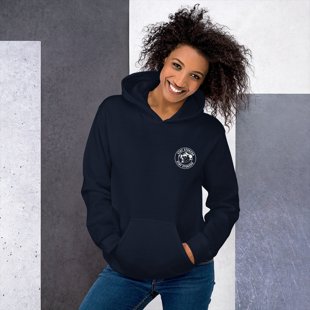 Classic Casual Hoodie - Front Logo ONLY