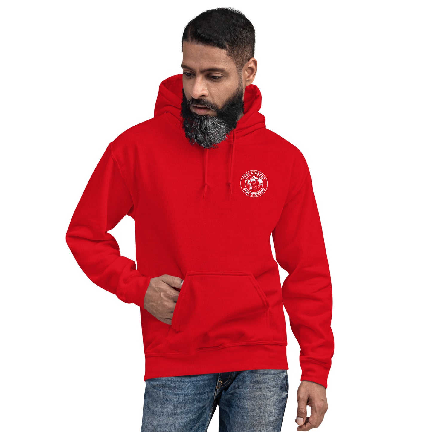 Classic Casual Hoodie - Front Logo ONLY