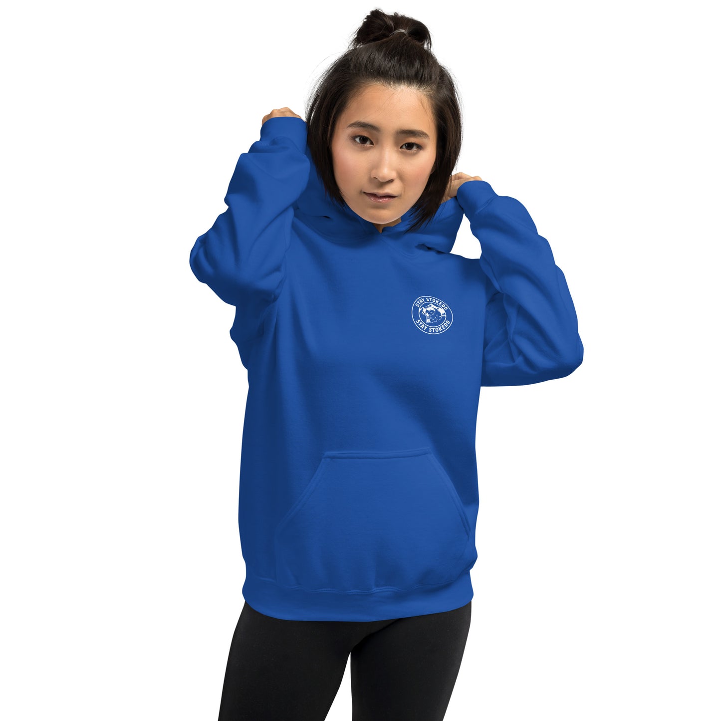 Classic Casual Hoodie - Front Logo ONLY