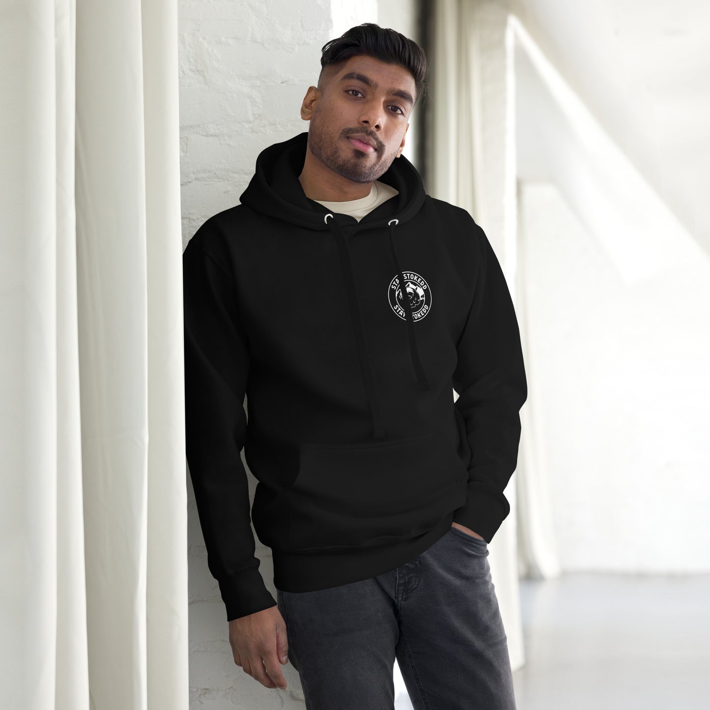 Classic Active Hoodie - Front Logo ONLY