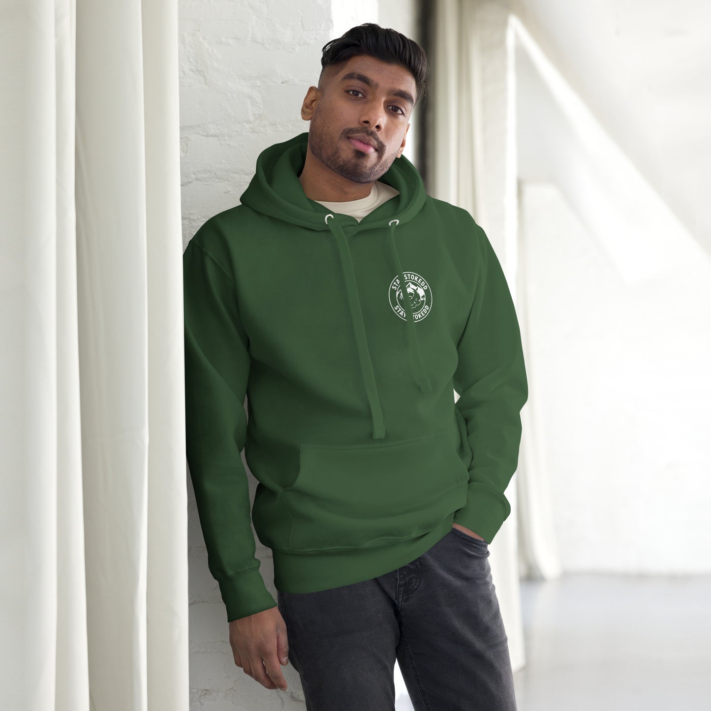 Classic Active Hoodie - Front Logo ONLY