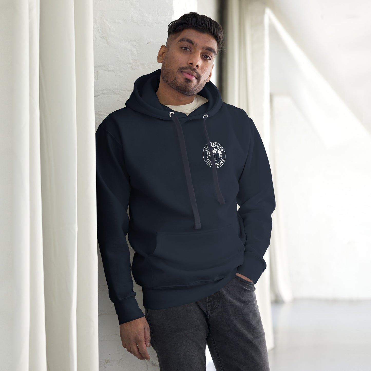 Classic Active Hoodie - Front Logo ONLY