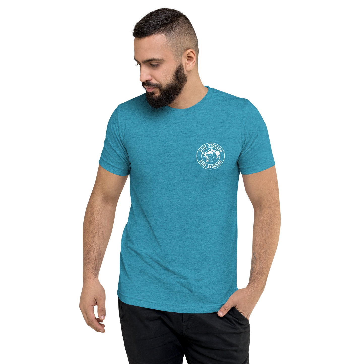 Classic Athletic Tri-blend Tee - Front Logo ONLY