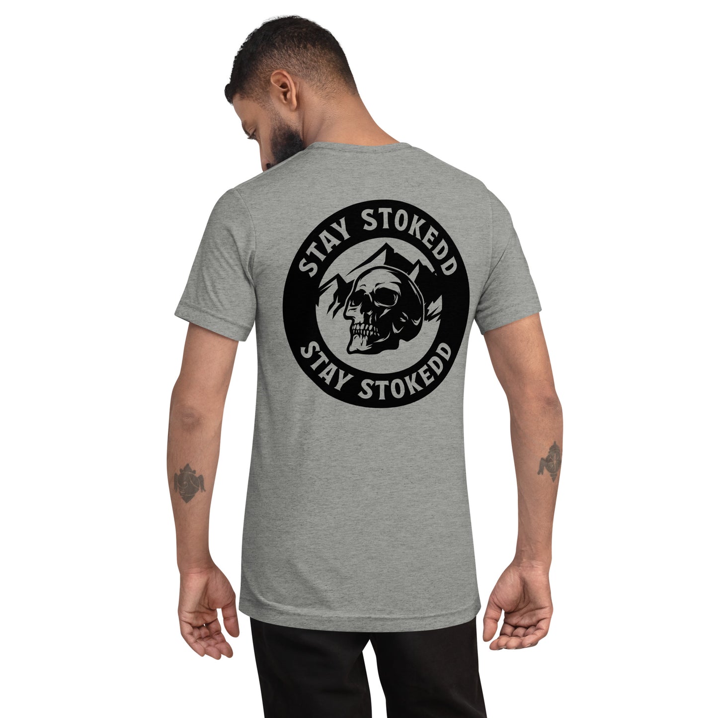 Classic Athletic Tri-blend Tee - Black Logo