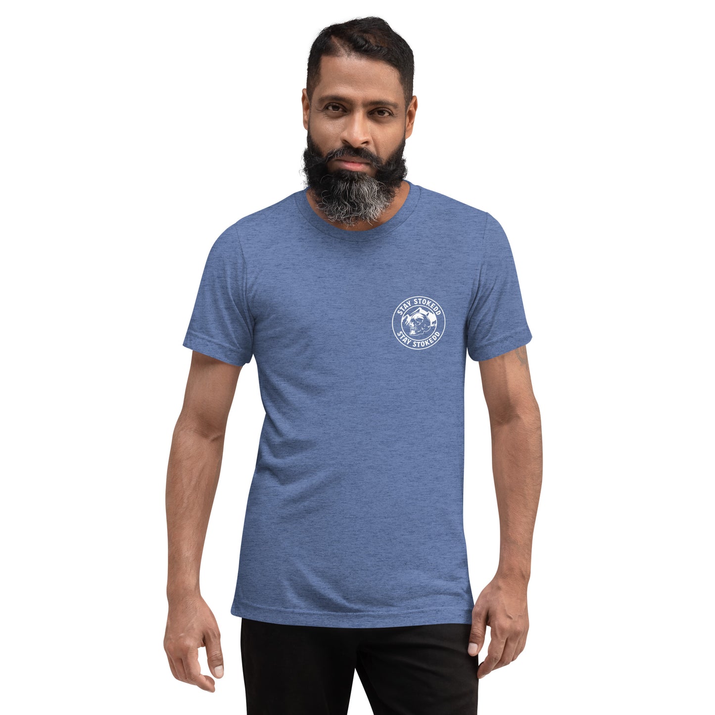 Classic Athletic Tri-blend Tee - Front Logo ONLY