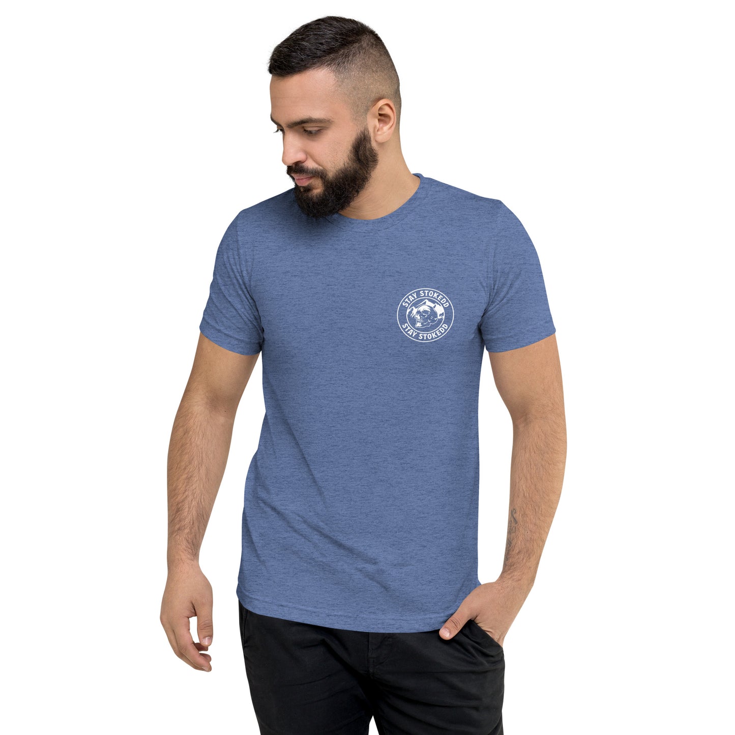 Classic Athletic Tri-blend Tee - Front Logo ONLY