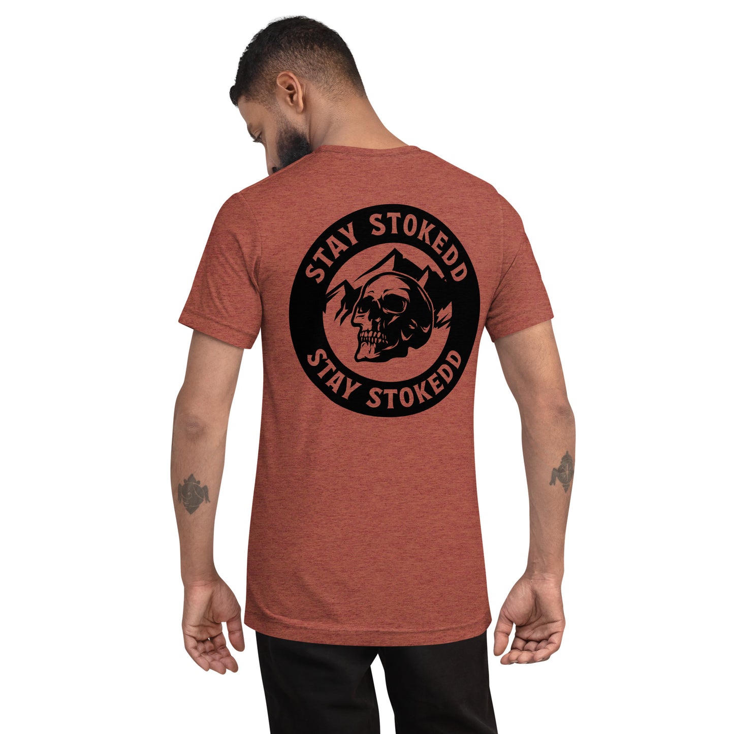 Classic Athletic Tri-blend Tee - Black Logo