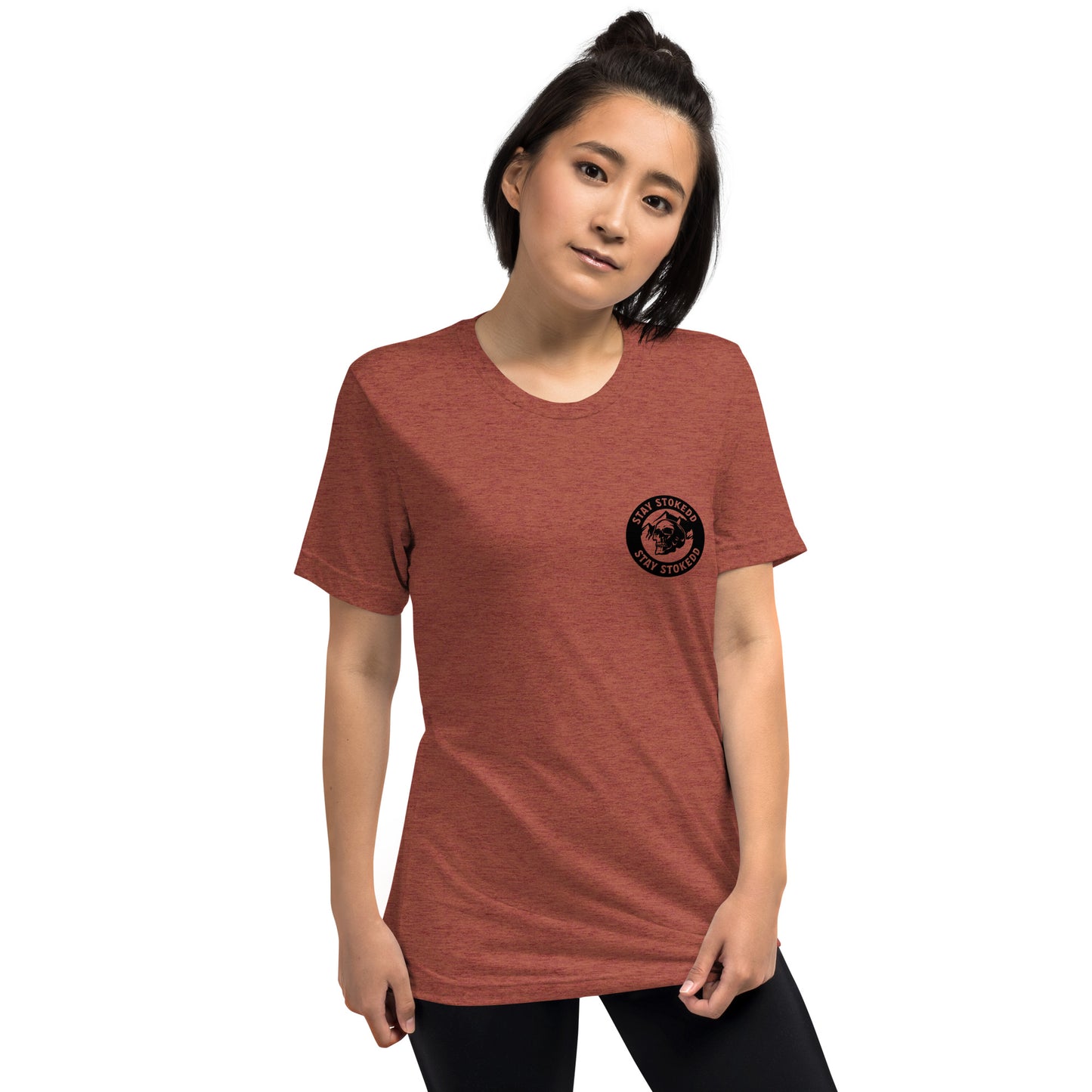 Classic Athletic Tri-blend Tee - Black Logo