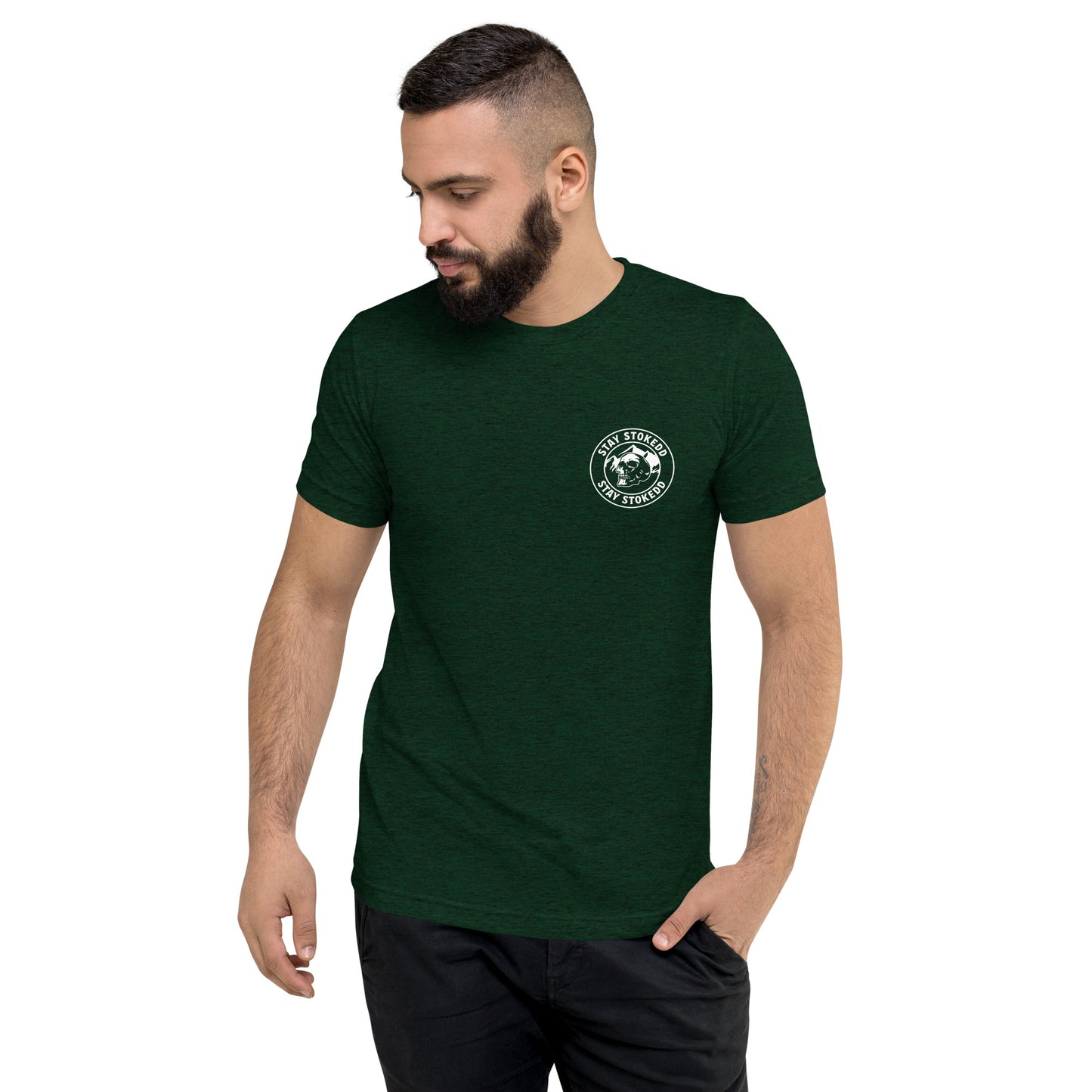 Classic Athletic Tri-blend Tee - Front Logo ONLY