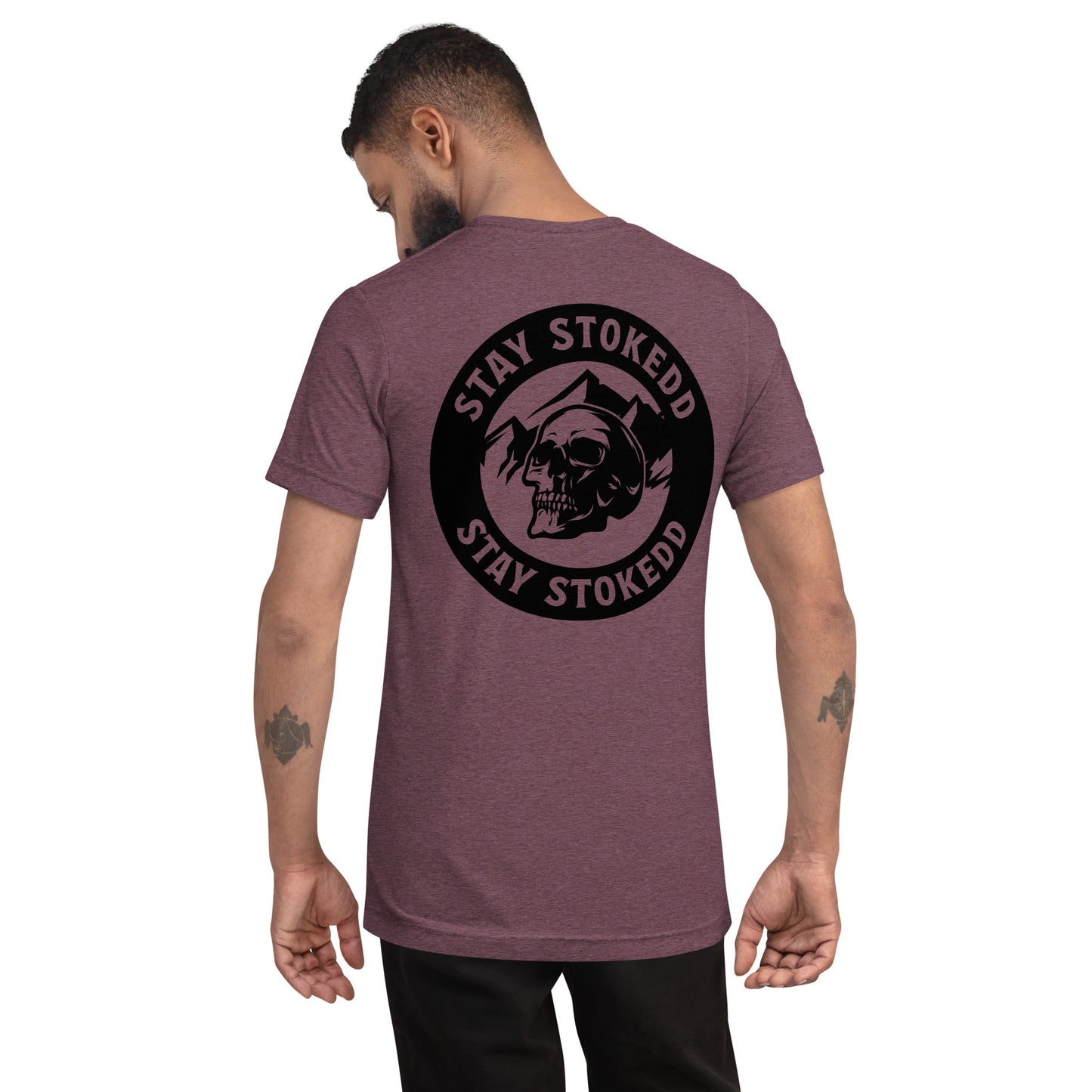 Classic Athletic Tri-blend Tee - Black Logo