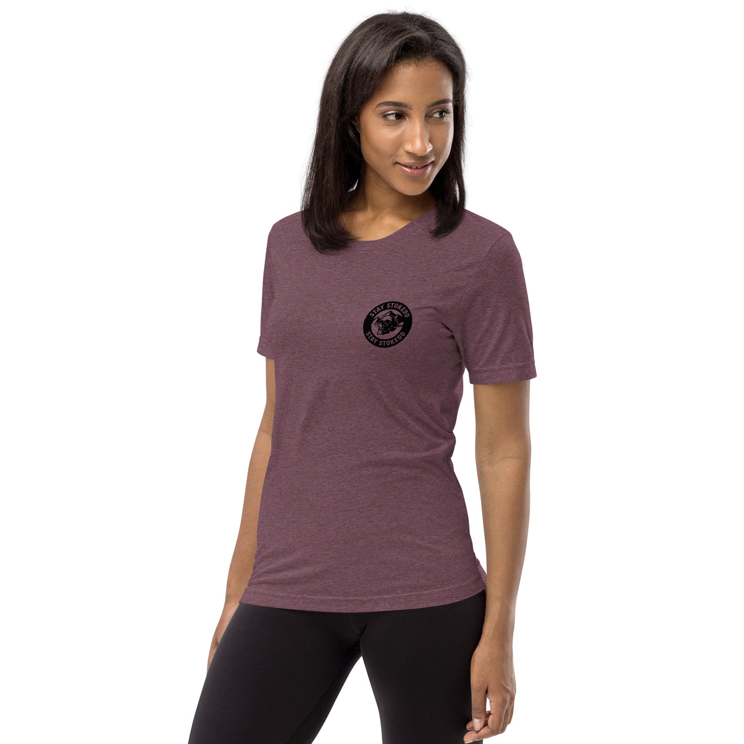 Classic Athletic Tri-blend Tee - Black Logo