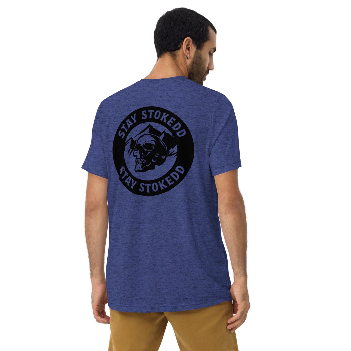 Classic Athletic Tri-blend Tee - Black Logo