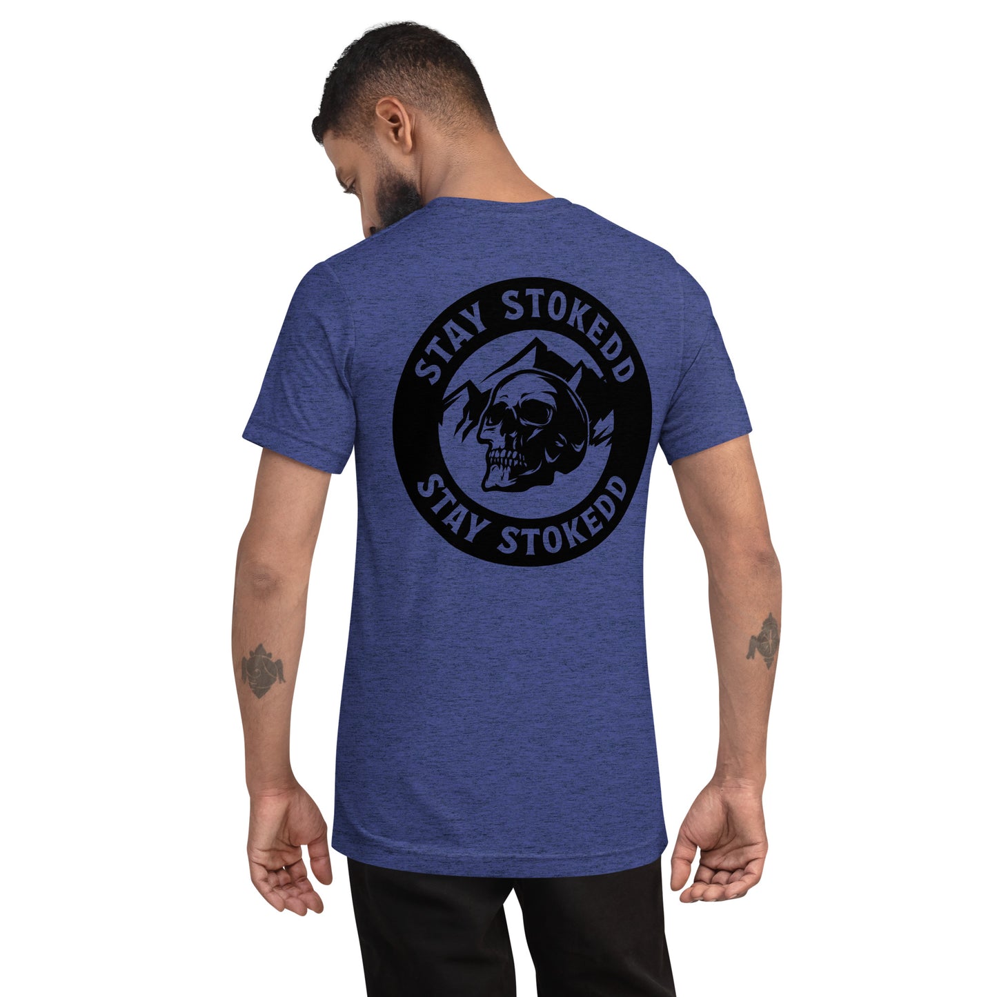 Classic Athletic Tri-blend Tee - Black Logo