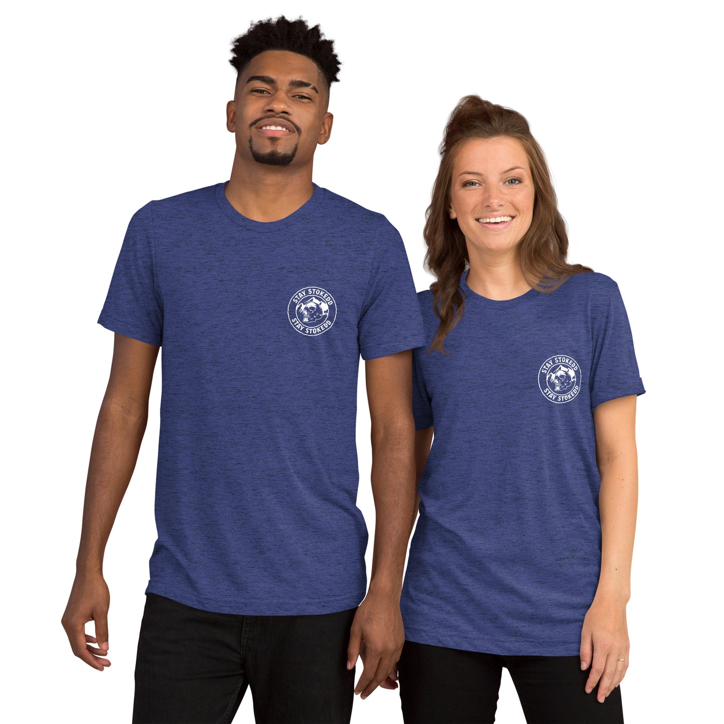 Classic Athletic Tri-blend Tee - Front Logo ONLY