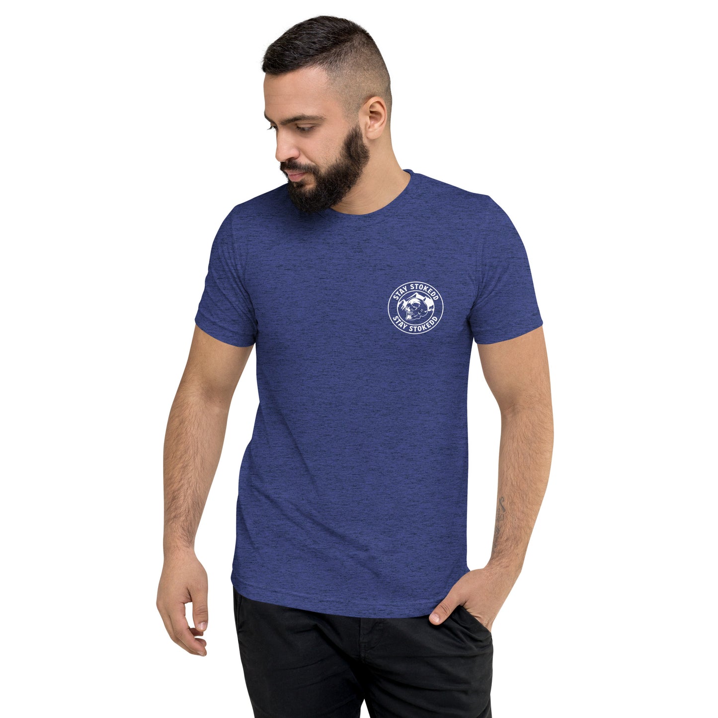 Classic Athletic Tri-blend Tee - Front Logo ONLY