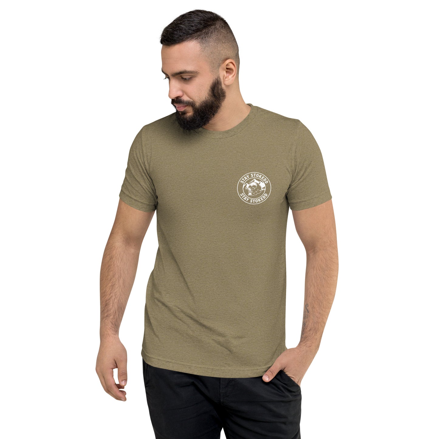 Classic Athletic Tri-blend Tee - Front Logo ONLY