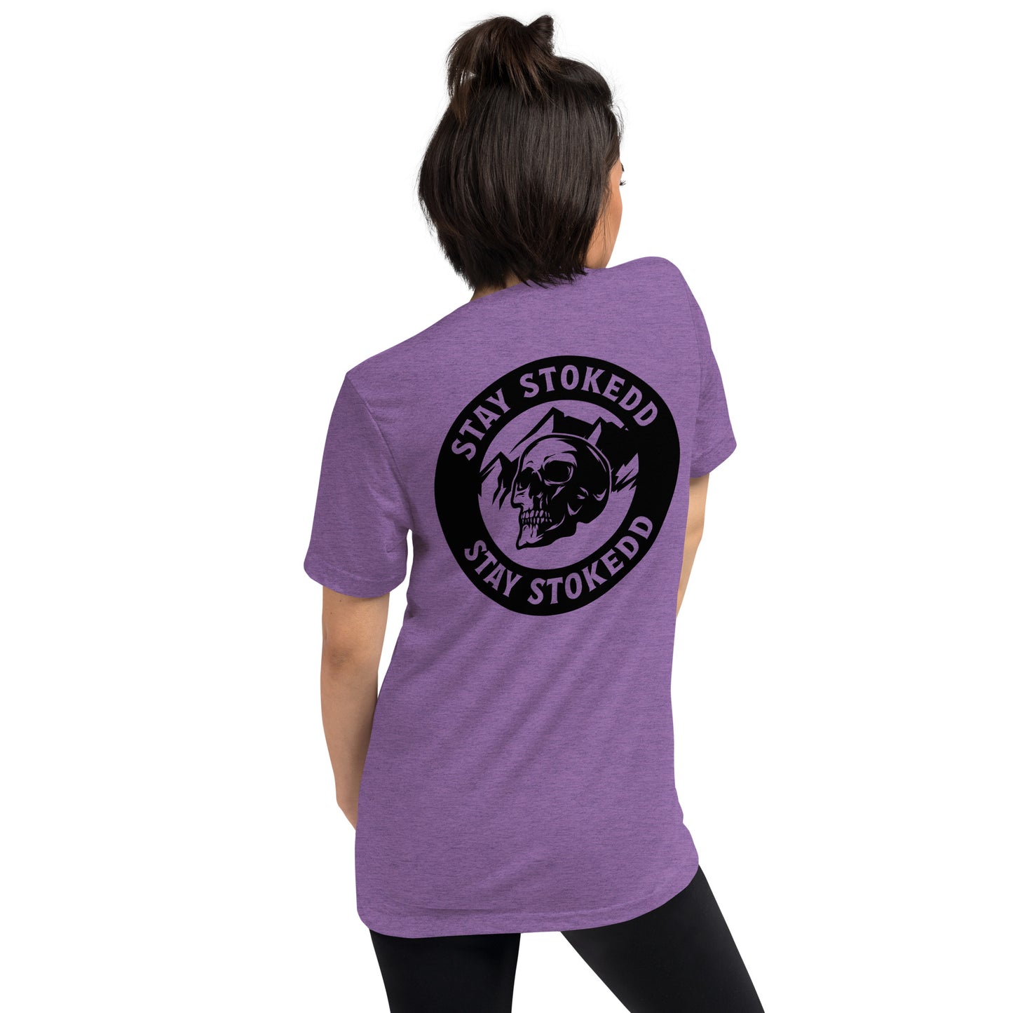 Classic Athletic Tri-blend Tee - Black Logo