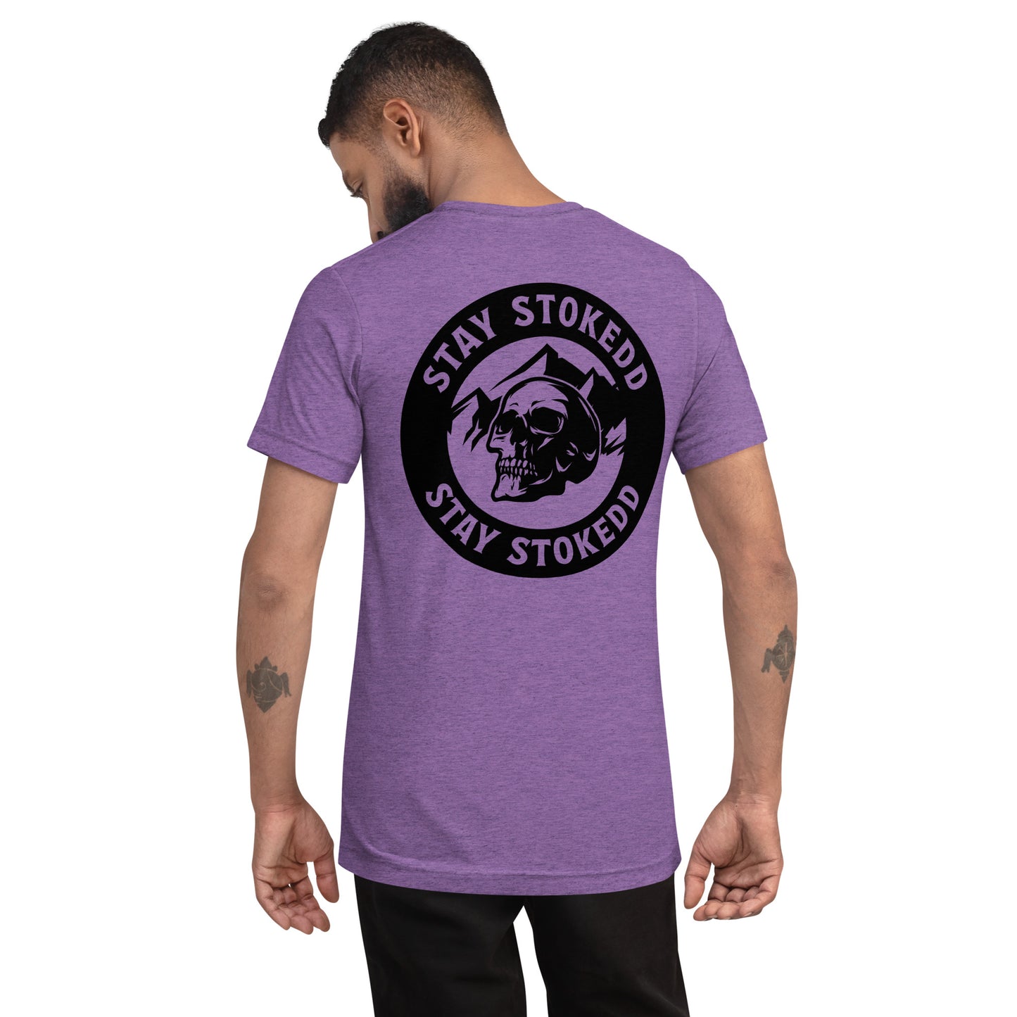 Classic Athletic Tri-blend Tee - Black Logo