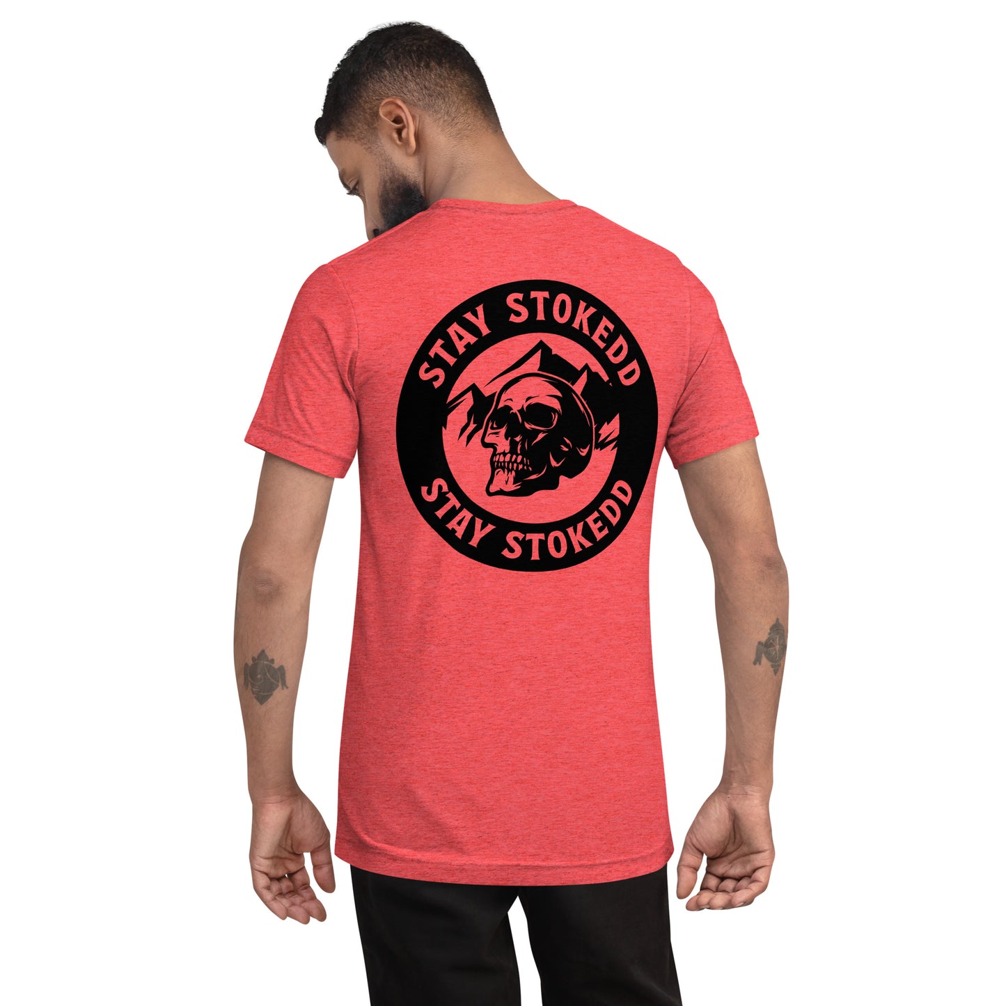 Classic Athletic Tri-blend Tee - Black Logo