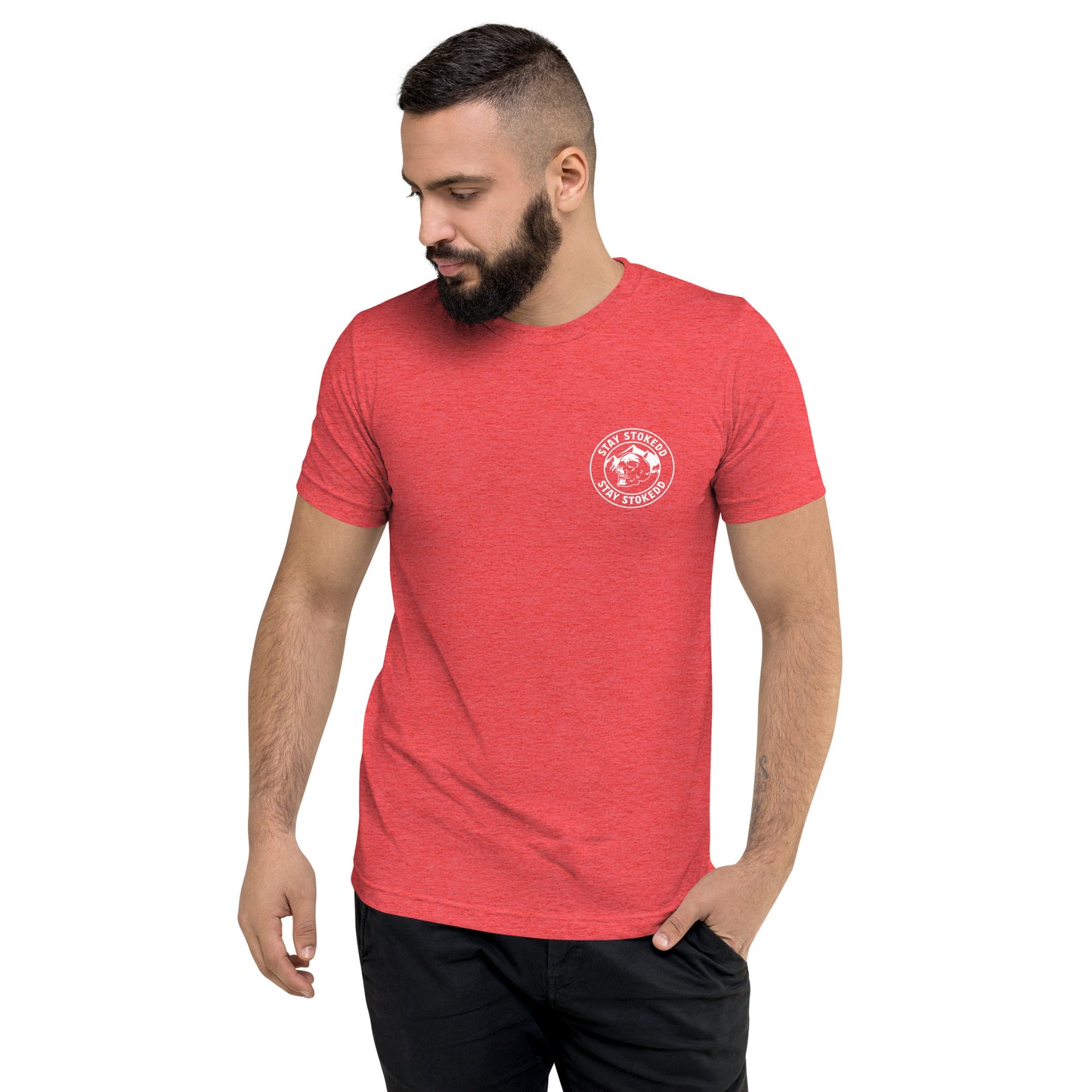 Classic Athletic Tri-blend Tee - Front Logo ONLY