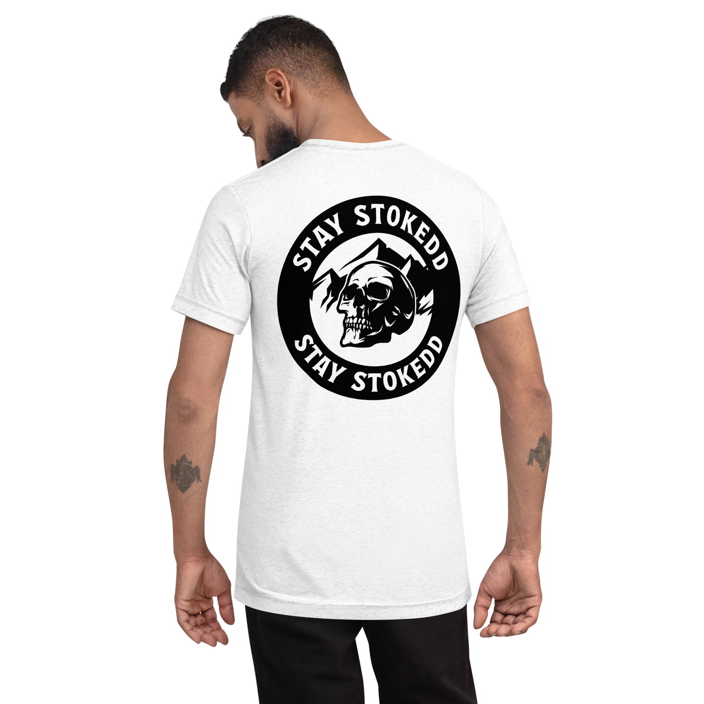 Classic Athletic Tri-blend Tee - Black Logo