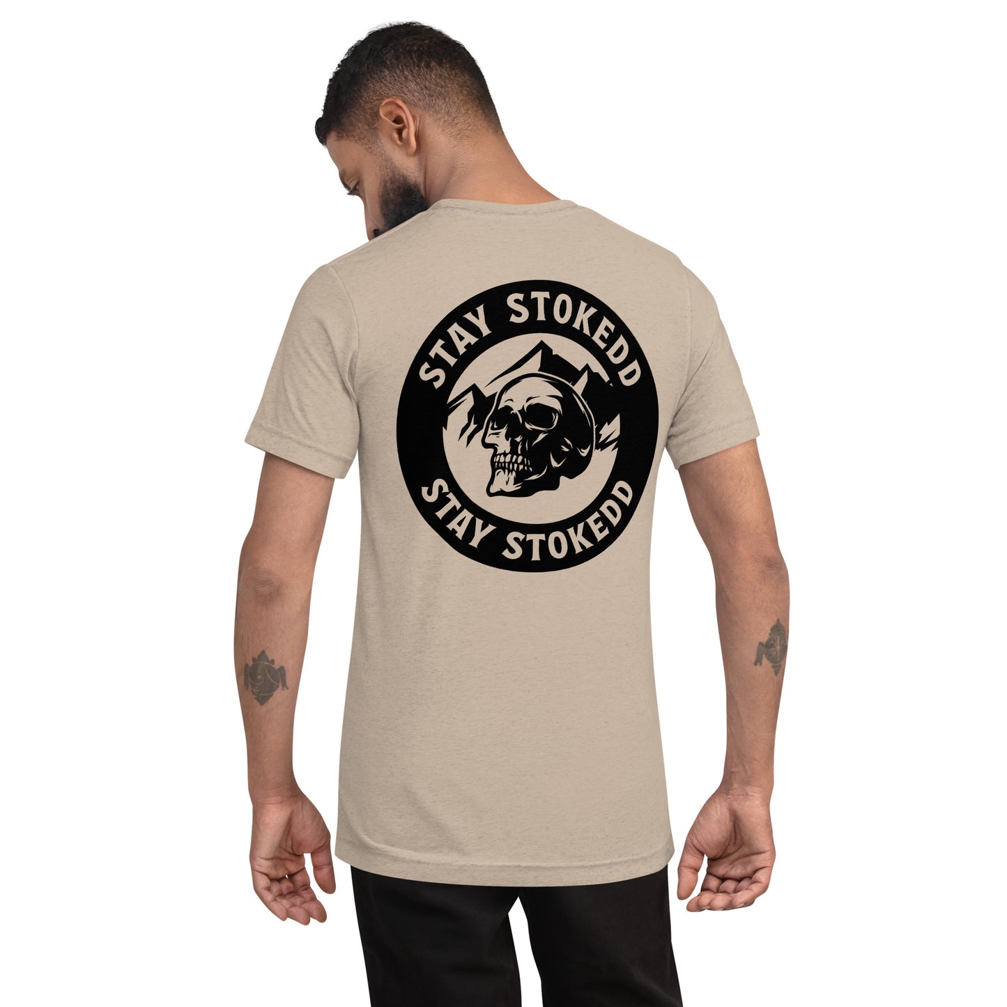 Classic Athletic Tri-blend Tee - Black Logo