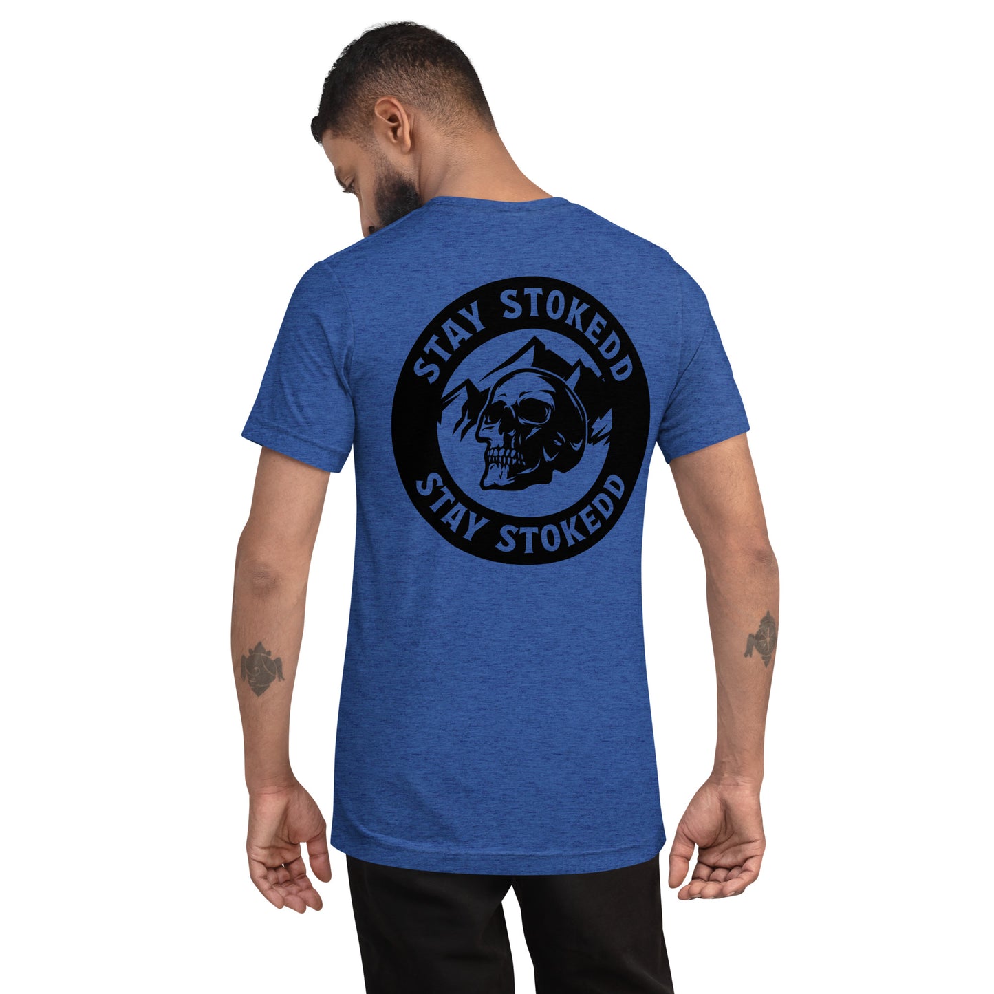 Classic Athletic Tri-blend Tee - Black Logo